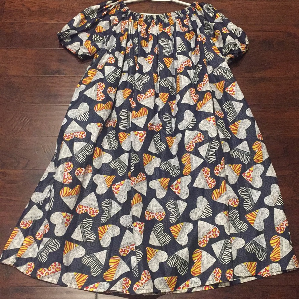 Multicolored Traditional African Print Dress